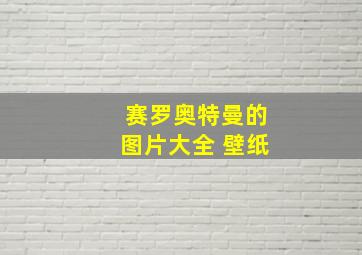 赛罗奥特曼的图片大全 壁纸